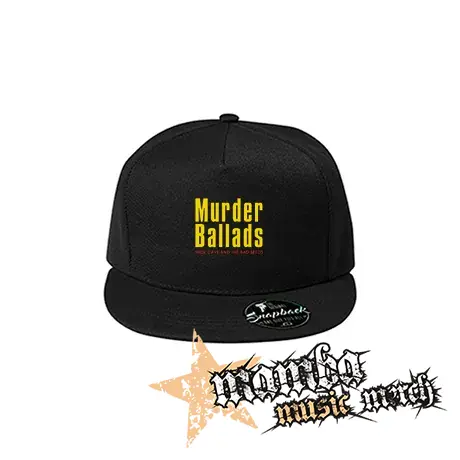 NICK CAVE - Murder Ballads - čierna šiltovka model "Snapback"