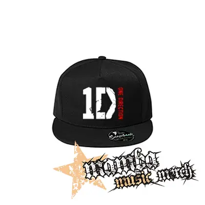 ONE DIRECTION - Red Logo - čierna šiltovka model "Snapback"