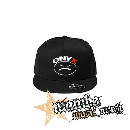 ONYX - Logo - čierna šiltovka model "Snapback"