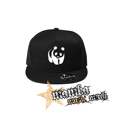 PANDA - čierna šiltovka model "Snapback"