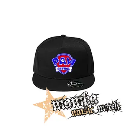 PAW PATROL - LABKOVÁ PATROLA - Logo Color - čierna šiltovka model "Snapback"