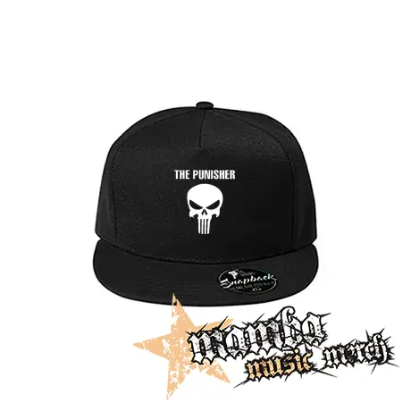 PUNISHER - Logo & Skull - čierna šiltovka model "Snapback"