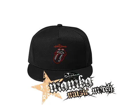 ROLLING STONES - Custom Tongue - čierna šiltovka model "Snapback"