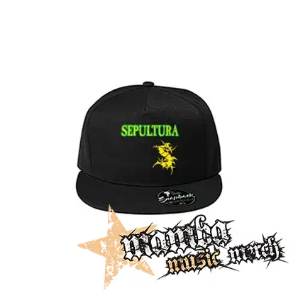SEPULTURA - Brasil Yellow Logo - čierna šiltovka model "Snapback"