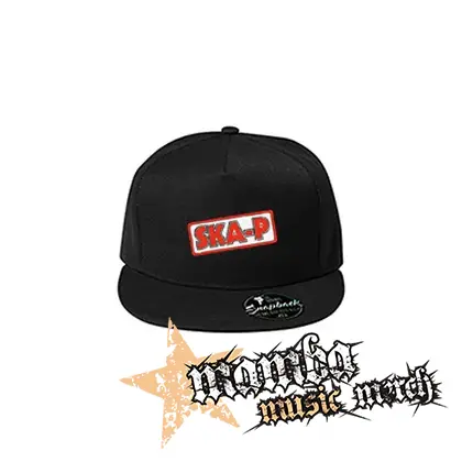 SKA-P - Red Logo - čierna šiltovka model "Snapback"