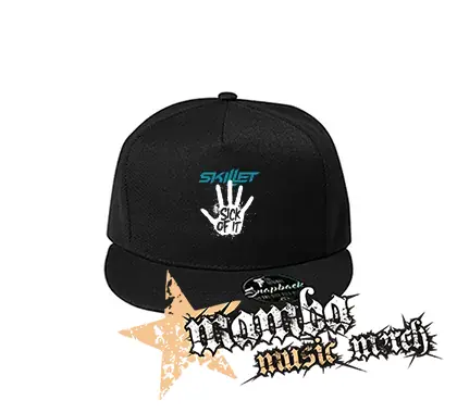 SKILLET - Sick Of It - čierna šiltovka model "Snapback"