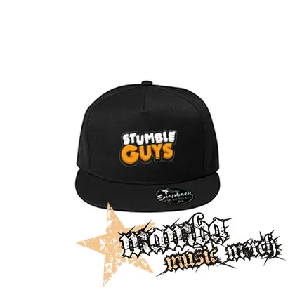 STUMBLE GUYS - Logo - čierna šiltovka model "Snapback"
