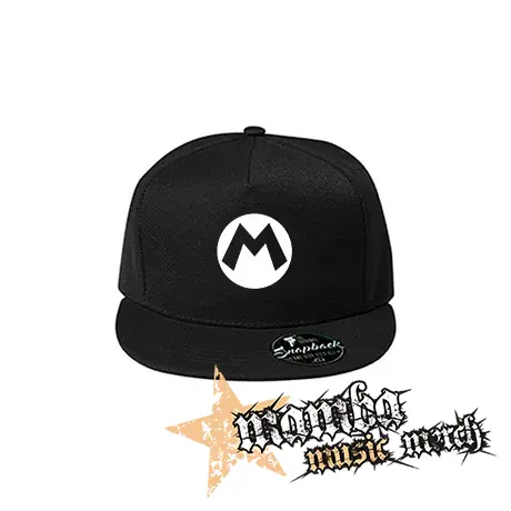 SUPER MARIO - Logo Crest - čierna šiltovka model "Snapback"