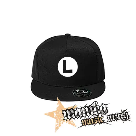 SUPER MARIO - Luigi Logo - čierna šiltovka model "Snapback"