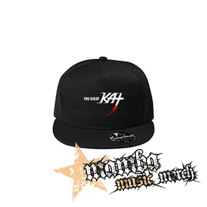 THE GREAT KAT - Logo - čierna šiltovka model "Snapback"