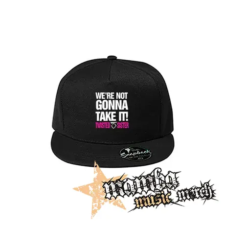 TWISTED SISTER - Were Not Gonna Take It - čierna šiltovka model "Snapback"