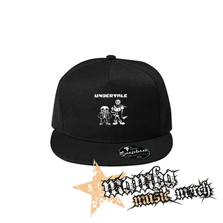 UNDERTALE - Sans And Papyrus - čierna šiltovka model "Snapback"