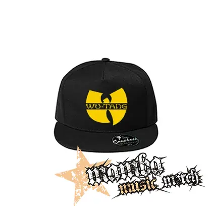WU TANG CLAN - Yellow Logo - čierna šiltovka model "Snapback"