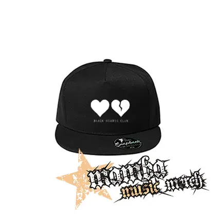 YUNGBLUD - Black Hearts Club - čierna šiltovka model "Snapback"