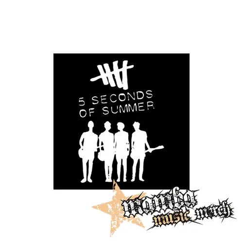 5 SECONDS OF SUMMER - Logo & Band - Podložka pod pohár
