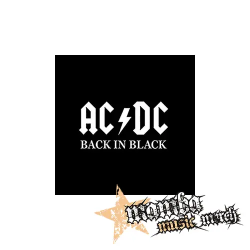 ACDC - Back In Black (2) - Podložka pod pohár