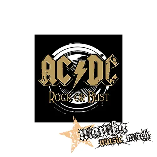 ACDC - Gold Rock Or Bust - Podložka pod pohár