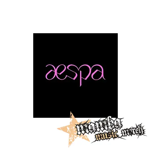 AESPA - Logo Pink - Podložka pod pohár