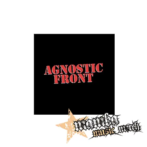 AGNOSTIC FRONT - Logo Red - Podložka pod pohár