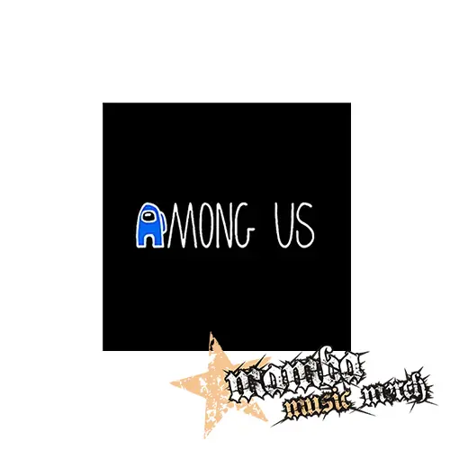 AMONG US - Blue White Logo - Podložka pod pohár