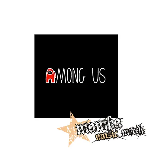 AMONG US - Red White Logo - Podložka pod pohár