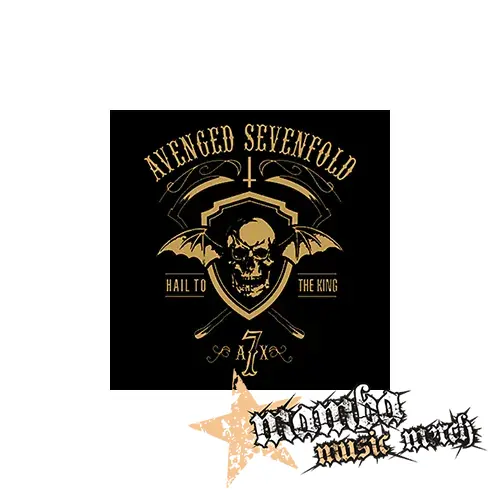 AVENGED SEVENFOLD - Hail To The King Golden Patch - Podložka pod pohár