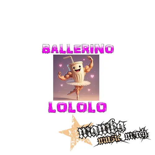 BALLERINO LOLOLO na BIELE - Podložka pod pohár