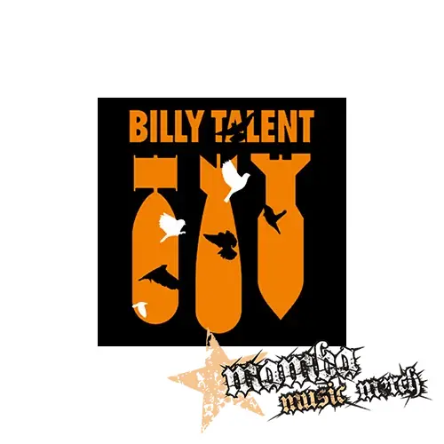 BILLY TALENT - Bombs Orange - Podložka pod pohár