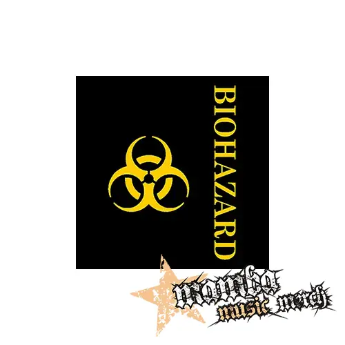BIOHAZARD - Vertical Yellow Logo Crest - Podložka pod pohár