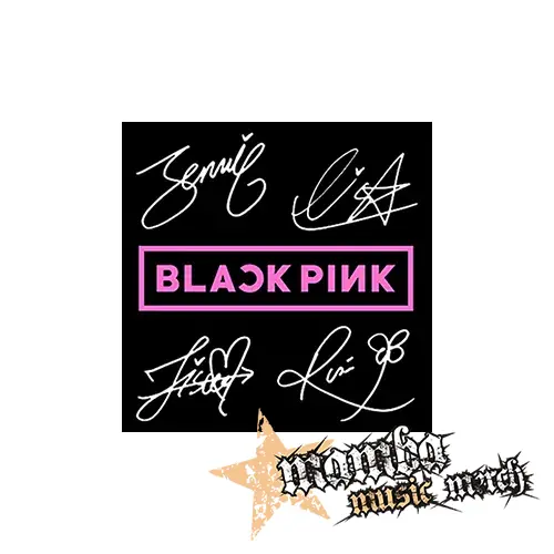 BLACKPINK - Logo & Signature - Podložka pod pohár