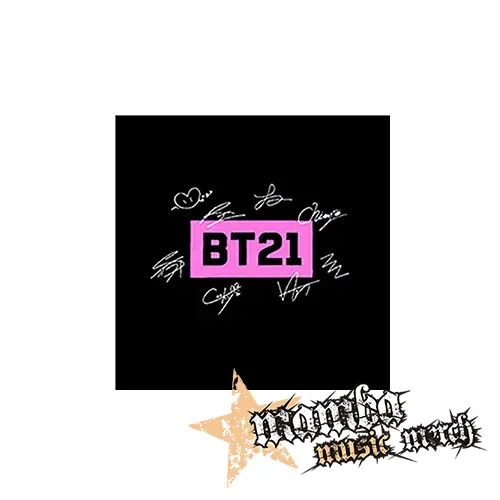 BT21 - Logo Signature - Podložka pod pohár