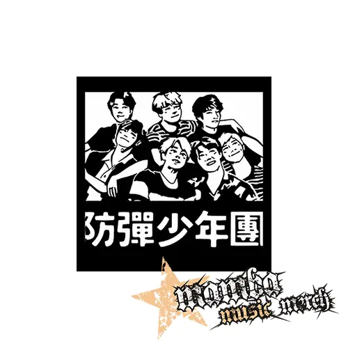 BTS - BANGTAN BOYS - Korean Band - Podložka pod pohár