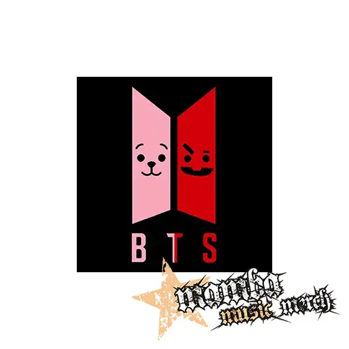 BTS - Emoji BT21 Logo COLOUR - Podložka pod pohár