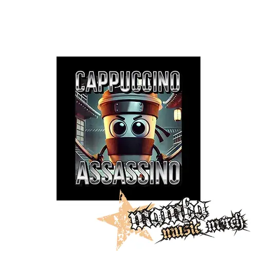 CAPPUCCINO ASSASSINO - Motive 1 na cierne - Podložka pod pohár