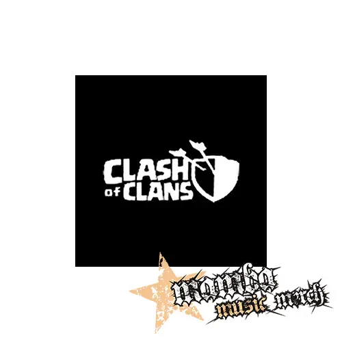 CLASH OF CLANS - Logo - Podložka pod pohár