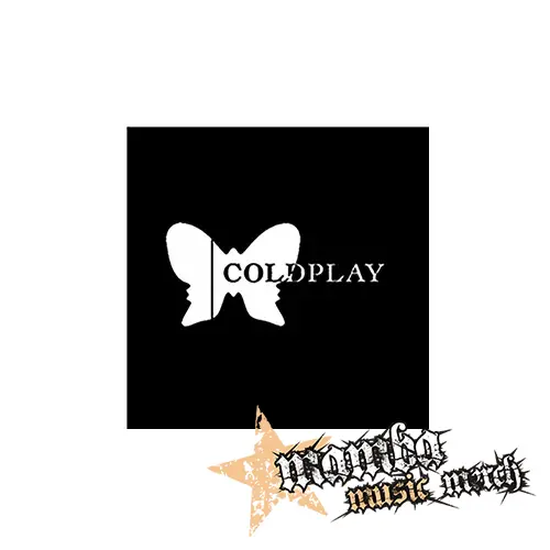 COLDPLAY - Butterfly Logo - Podložka pod pohár
