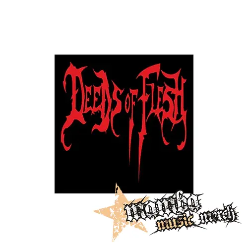 DEEDS OF FLESH - Logo - Podložka pod pohár