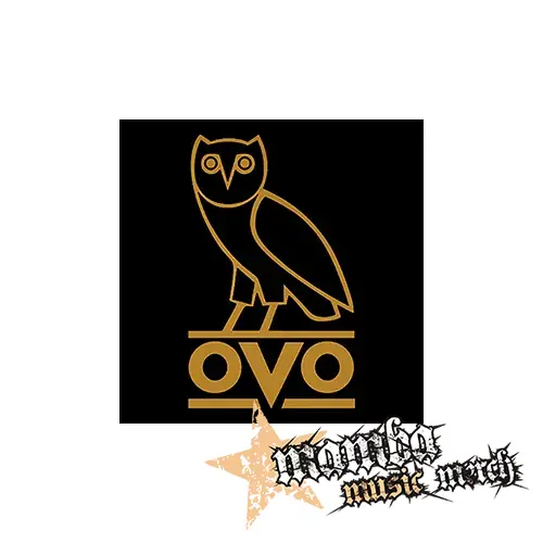 DRAKE - Gold OVO Logo - Podložka pod pohár