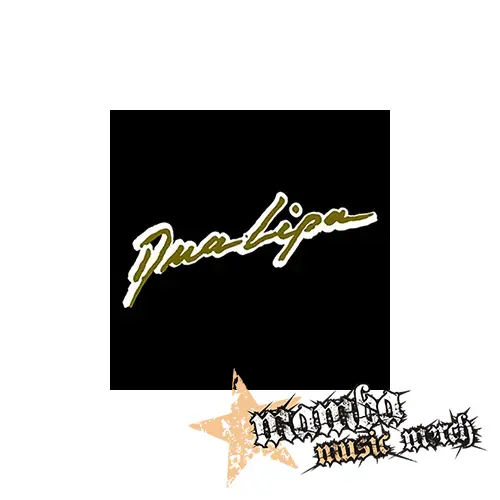 DUA LIPA - Yellow Logo - Podložka pod pohár