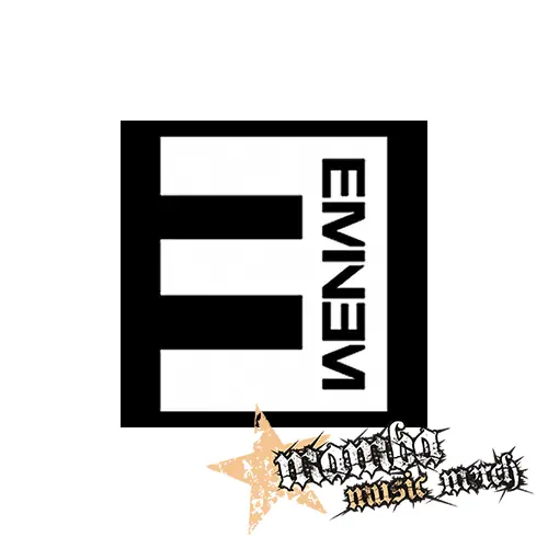 EMINEM - Logo Crest CIERNE - Podložka pod pohár