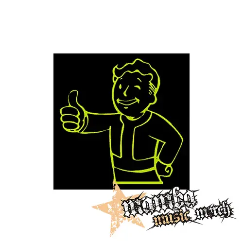 FALLOUT - Vault Boy Green Neon - Podložka pod pohár