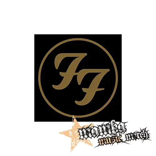 FOO FIGHTERS - Gold Logo - Podložka pod pohár