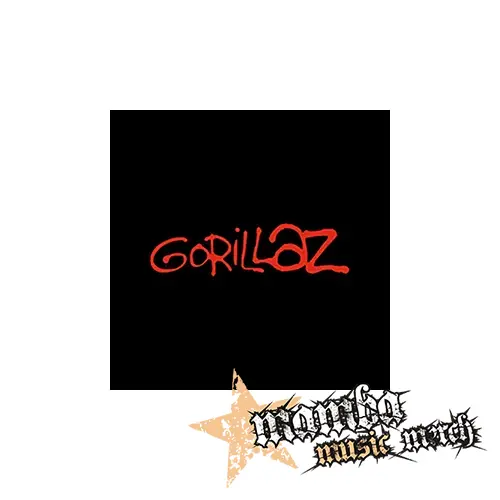 GORILLAZ - Red Logo - Podložka pod pohár
