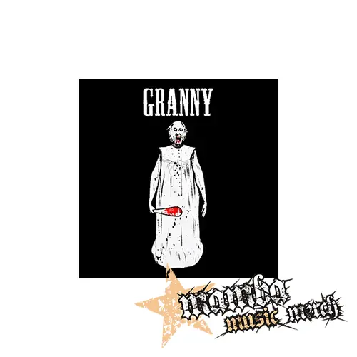 GRANNY HORROR VILLAGE - Logo & Portrait - Podložka pod pohár