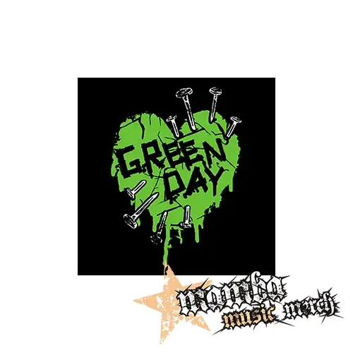 GREEN DAY - Green Heart - Podložka pod pohár