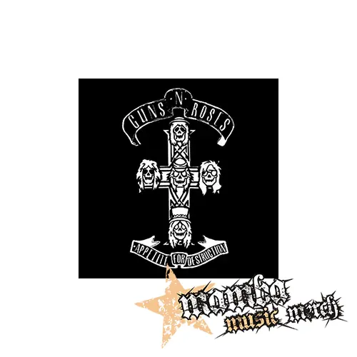 GUNS N ROSES - Appetite For Destruction Cross - Podložka pod pohár