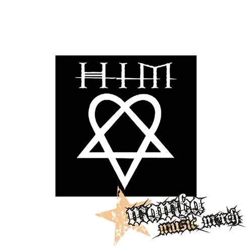 HIM - Heartagram & Logo - Podložka pod pohár