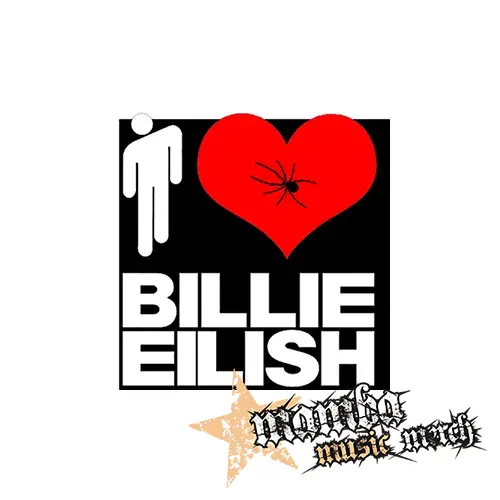 I LOVE BILLIE EILISH - Podložka pod pohár