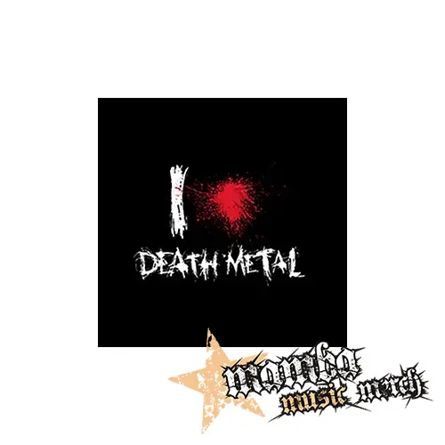 I LOVE DEATH METAL - Podložka pod pohár