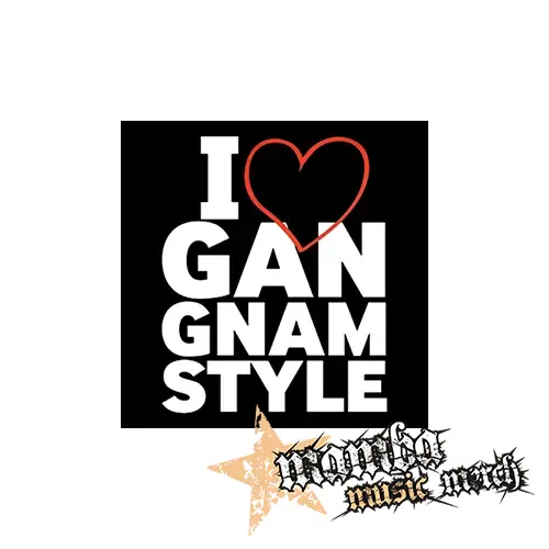 I LOVE GANGNAM STYLE - Podložka pod pohár